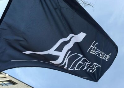 Beachflag „Haarstudio Akzente“