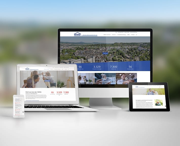 Webseite Responsive Webdesign WWG