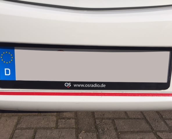 Fahrzeugbeschriftung OS-Radio