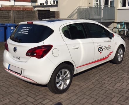 Fahrzeugbeschriftung OS-Radio