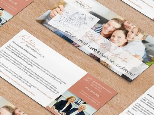 Flyer „Janning Immobilien“