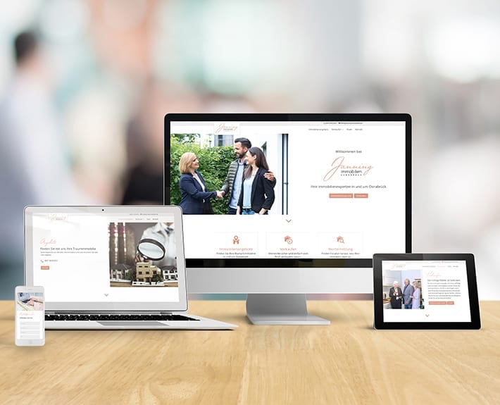 Responsive design Janning Immobilien