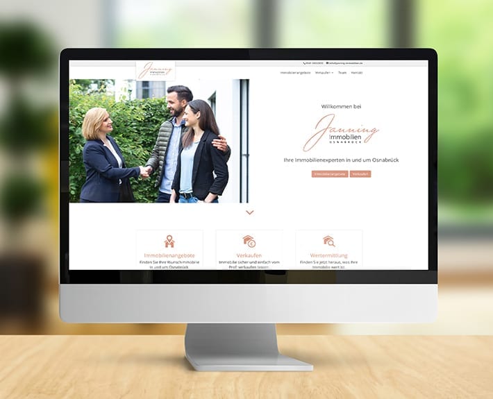 Webdesign Janning Immobilien
