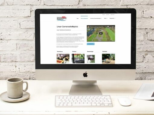 Webseite „Gemeinschaftsplatz Rüstersiel“