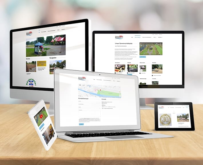 responsive Webdesign Gemeinschaftsplatz Ruestersiel e.V.
