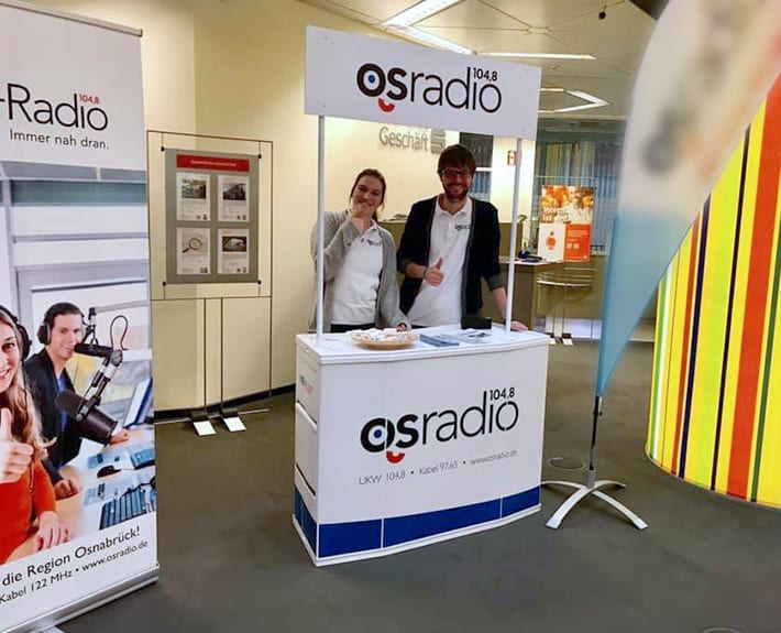 Messestand OS-Radio