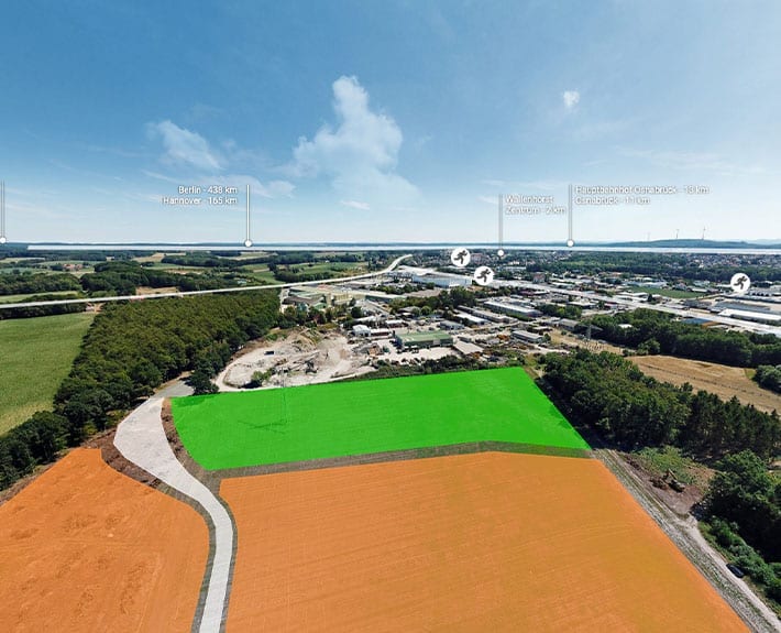 360° Tour Schwarzer See Wallenhorst Freiflächen