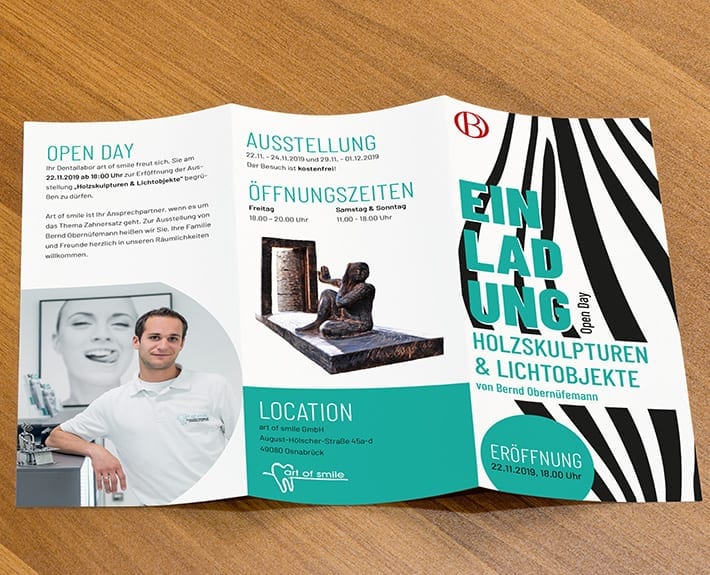Flyer Innenseiten Art of Smile