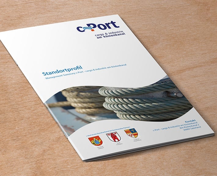 Broschüre Standortprofil Cover c-Port