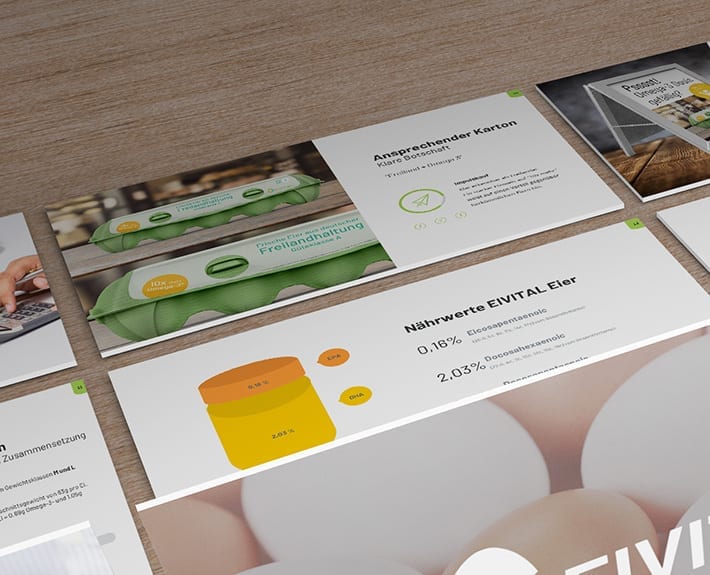 Unternehmenspäsentation Marketingkonzept EIVital