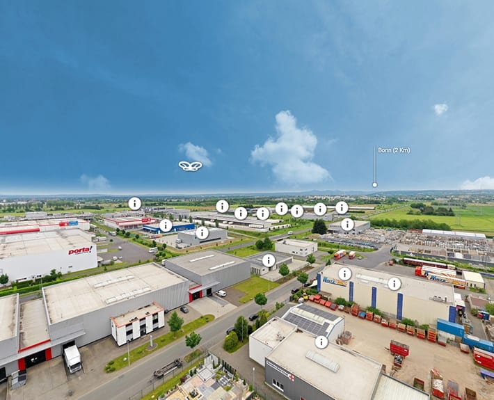 Panorama 360° Tour Bornheim Infopoints