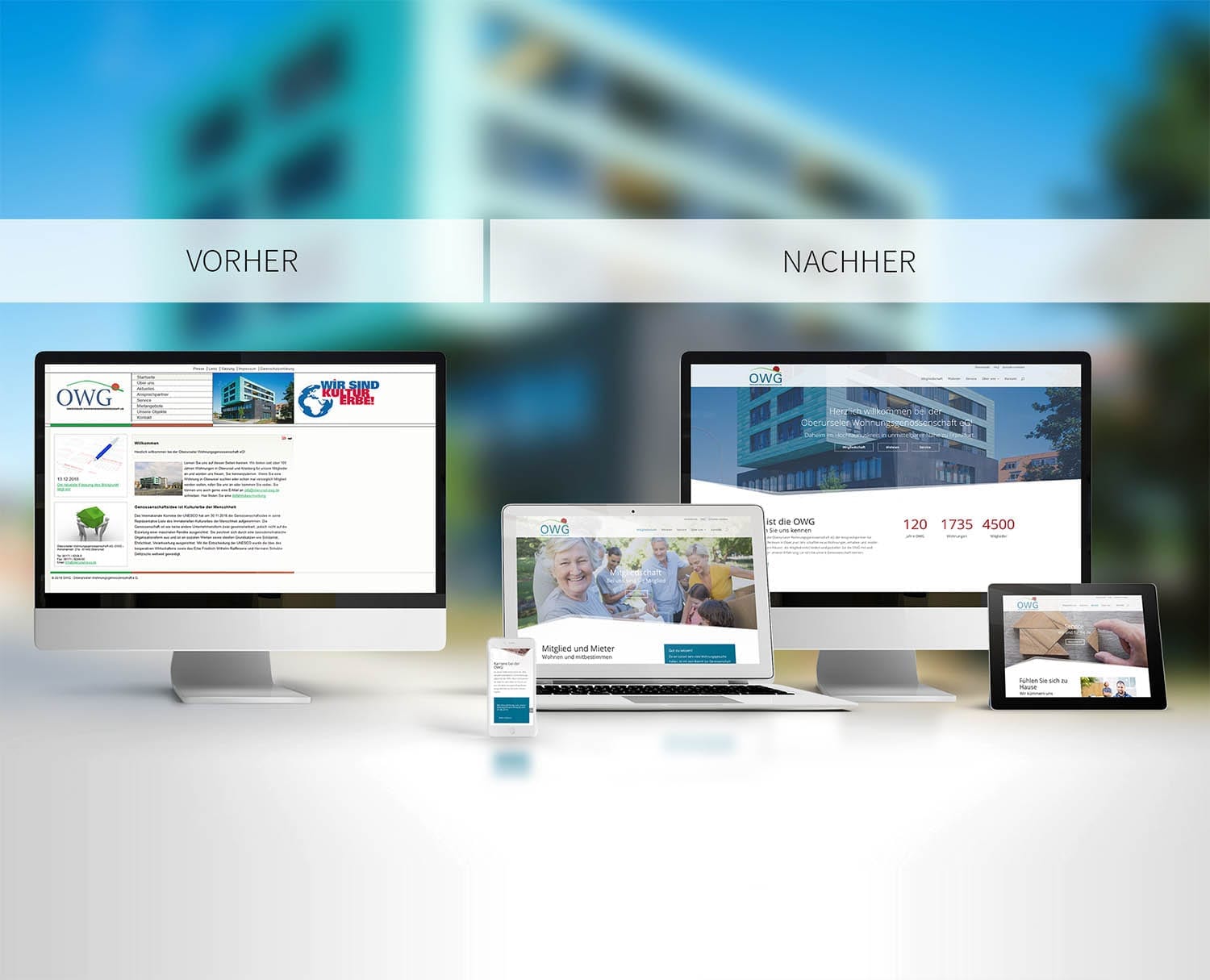 Responsive Webseite Relaunch OWG