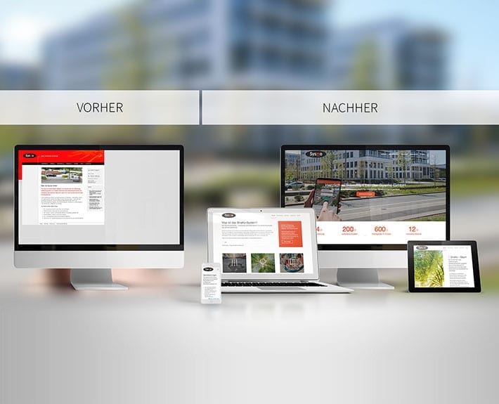 Webseite Redesign Sysmo