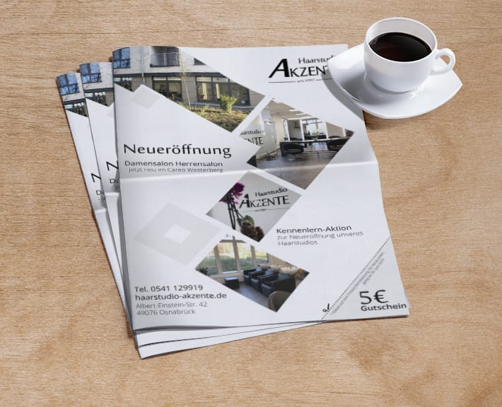 Newsanzeige Haarstudio Akzente