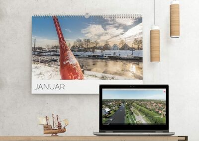 Monatskalender Format DIN A3 und A4 „Rüstersiel“