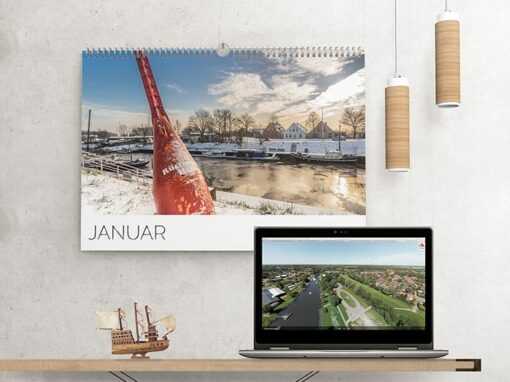 Monatskalender Format DIN A3 und A4 „Rüstersiel“