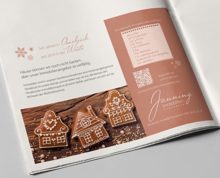 Winteranzeige Janning für Zeitungen und Zeitschriften