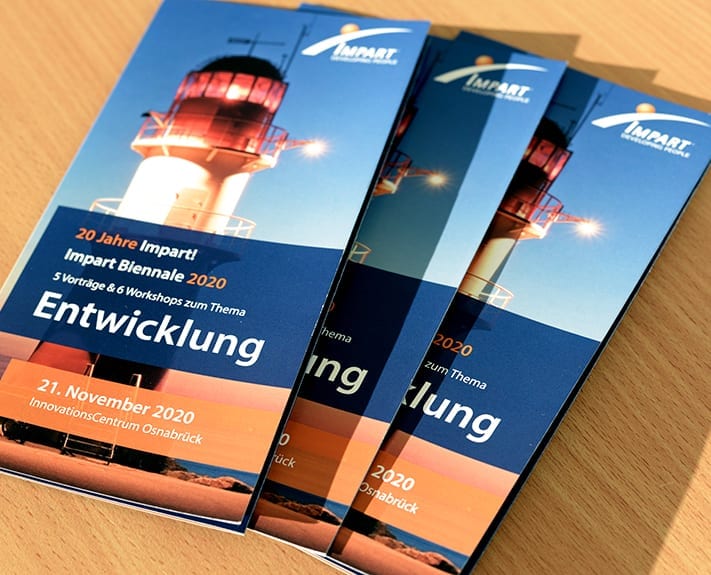 Flyer IMPART Biennale 2020 Programmheft