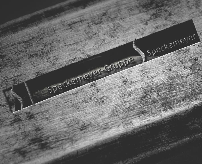 Logo Stempel Prägung Eisen Speckemeyer Gruppe