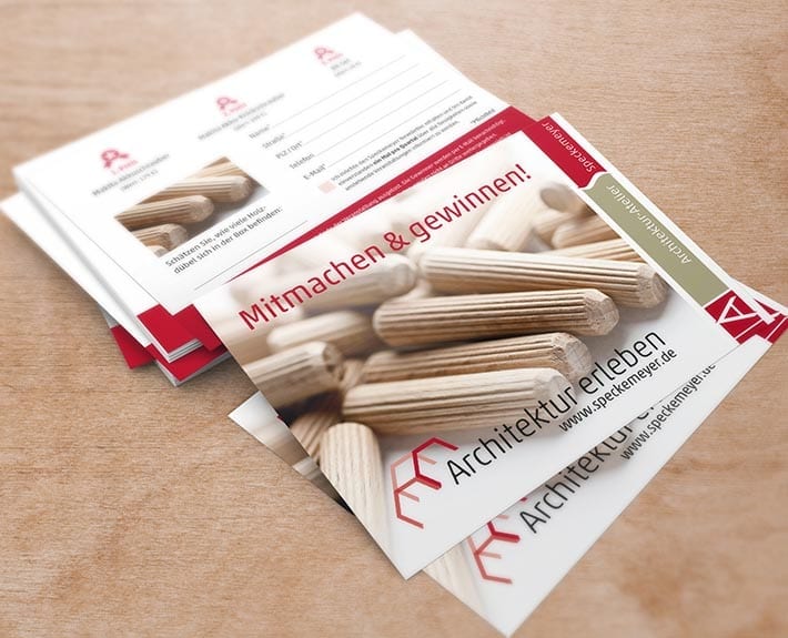 Gewinnspielkarte Speckemeyer