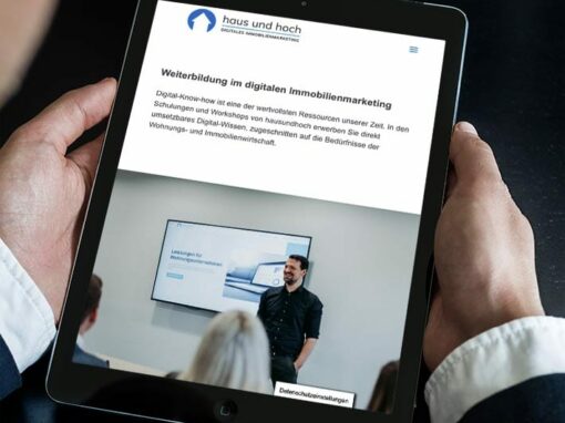 Webseite „haus und hoch“
