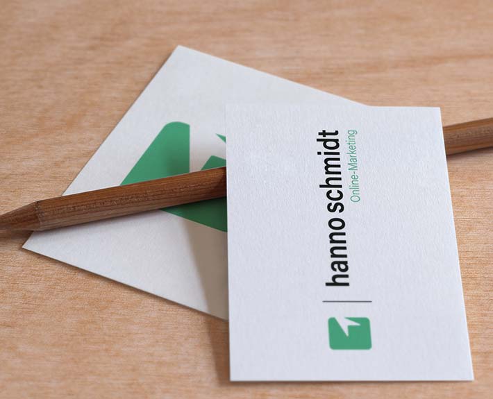 Visitenkarte Hanno Schmidt Logo