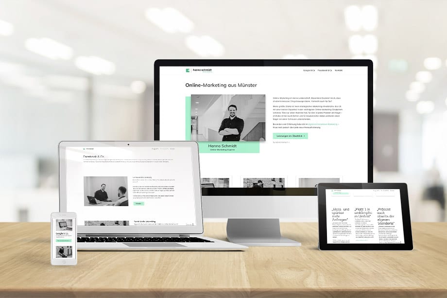 hannoschmidt.de Responsive Webdesign