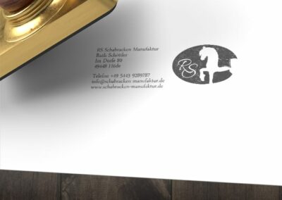 Stempel „Schabracken Manufaktur“