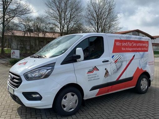 Fahrzeugbeschriftung „BGLO“