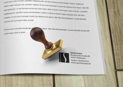 Stempel „Speckemeyer“