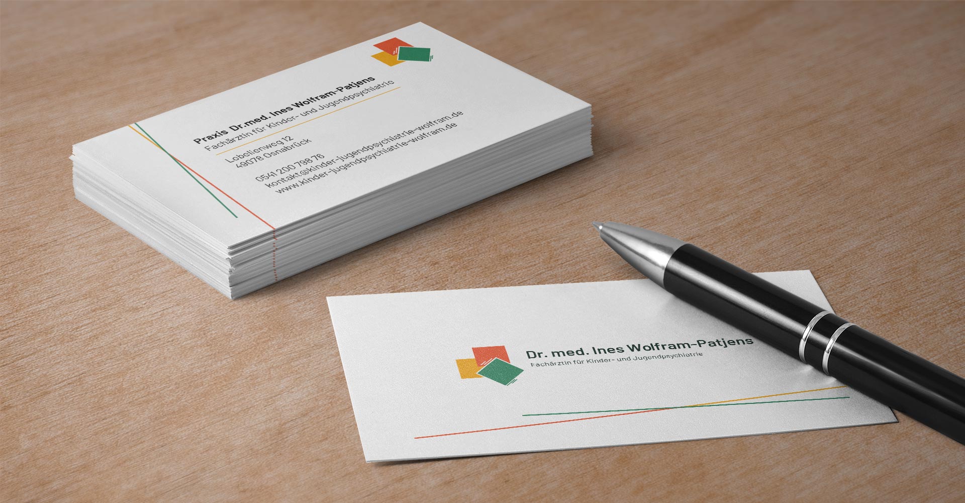 Dr. Wolfram-Patjens Visitenkarte