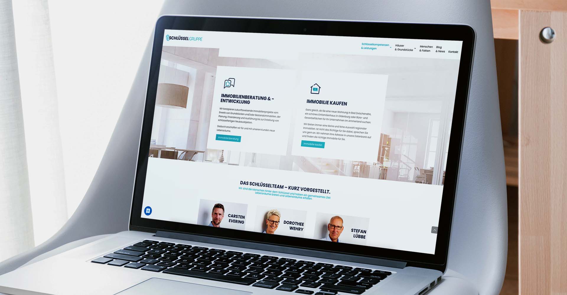 Webseite Schlüssel Gruppe