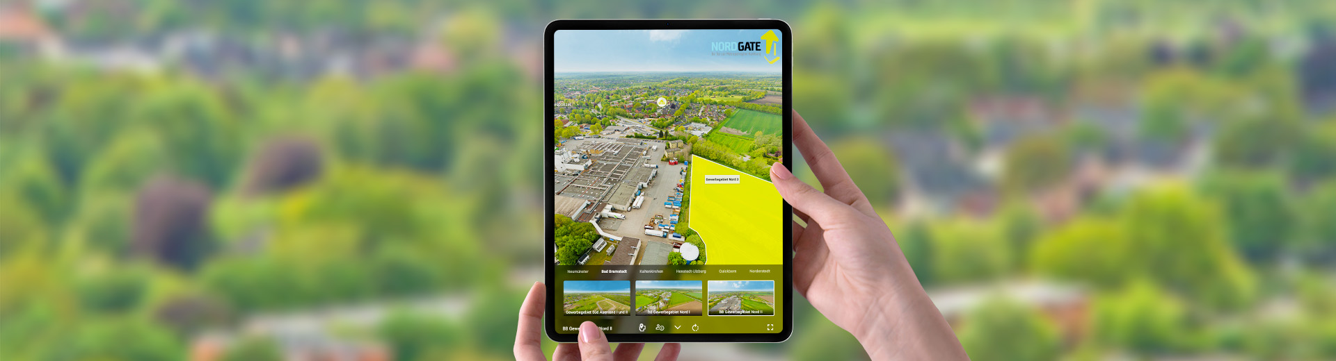 GIS-Tour Nordgate iPad