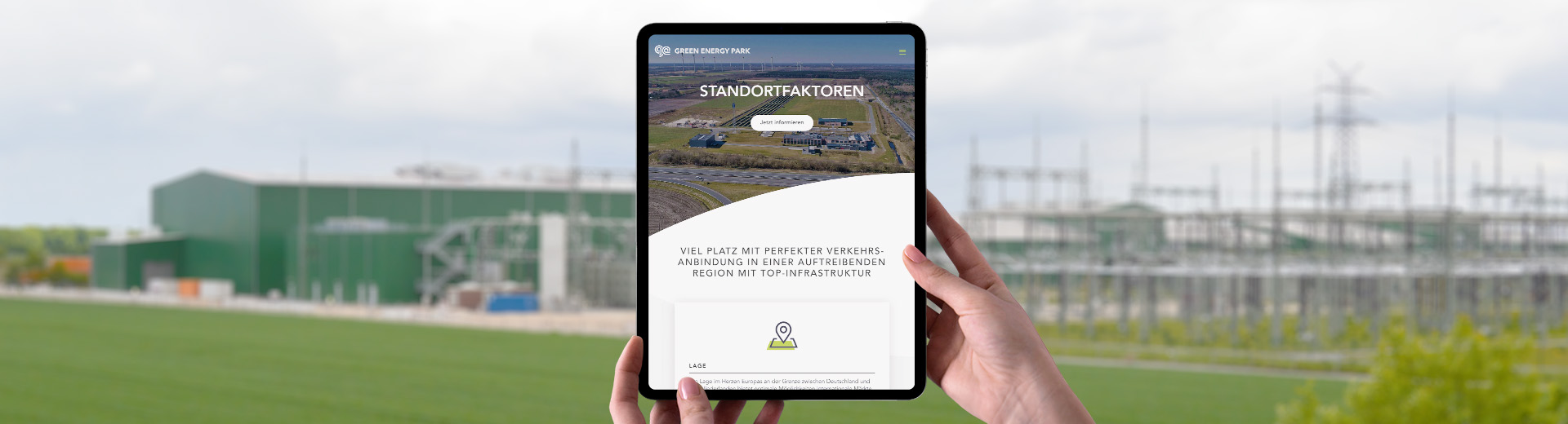 GreenEnergyPark MacBook Webdesign Osnabrück GreenEnergyPark