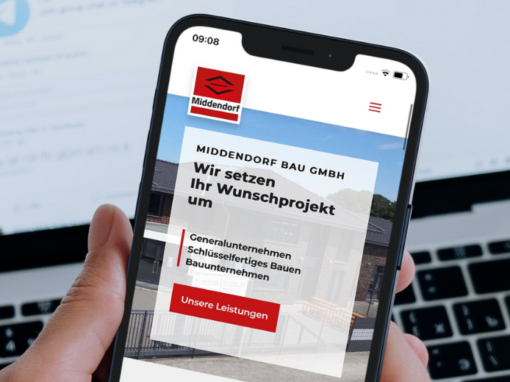 Relaunch Webseite „Middendorf Bau GmbH“