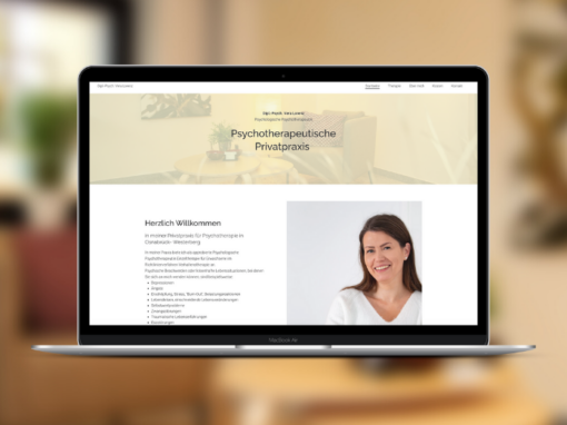 Webseite „Vera Lorenz“