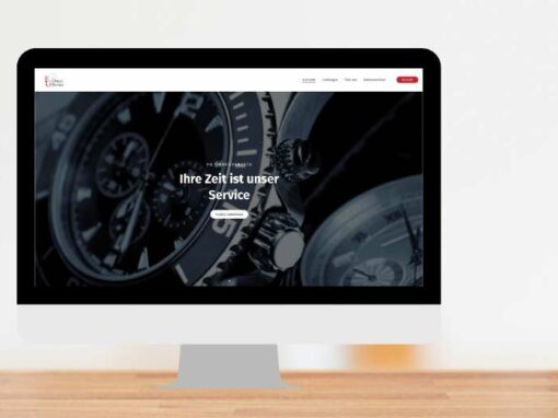Webseite „FG Uhrenservice“