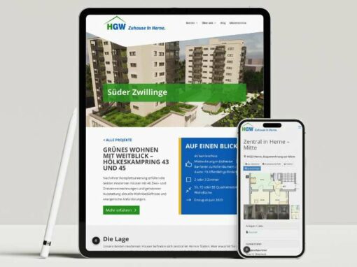 Webseite „HGW Herne“