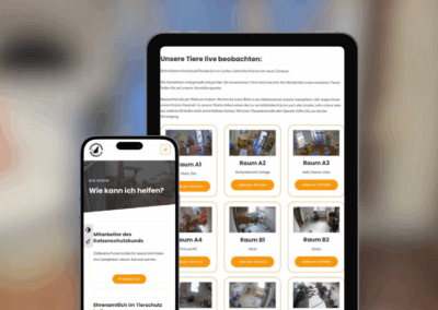 Webseite „Katzenschutzbund“