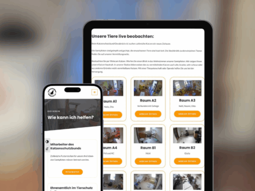 Webseite „Katzenschutzbund“